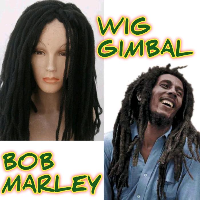 PREMIUM Wig Rambut Panjang Model Gimbal Gaya Bob Marley