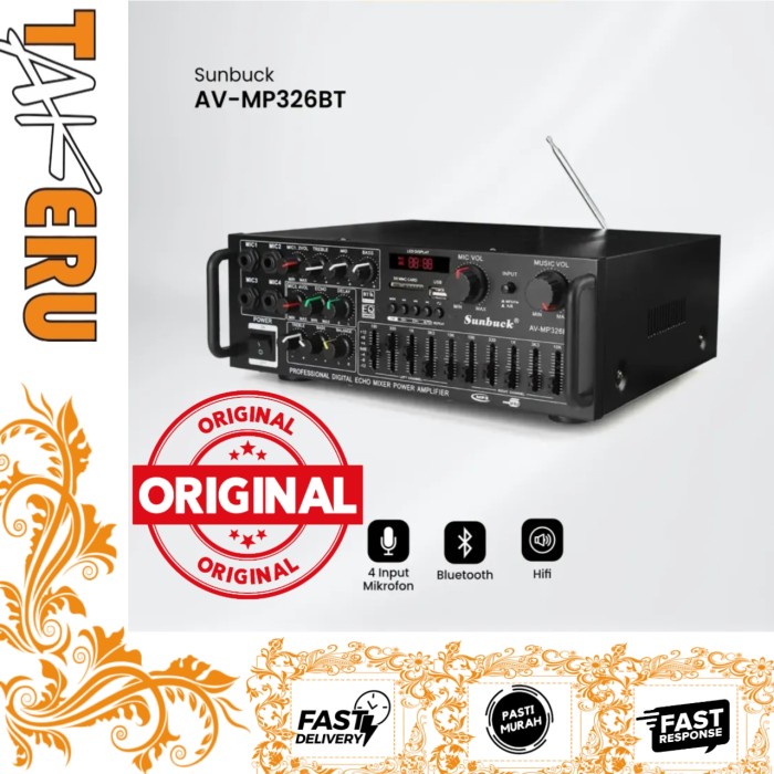 PREMIUM Sunbuck Bluetooth EQ Amplifier Karaoke FM 2000W