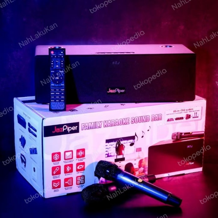 PREMIUM jazpiper family karaoke sound bar, android tv, streaming tv, ALL IN 1