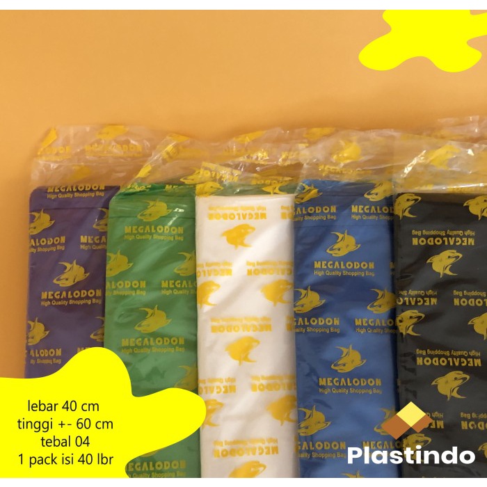 PREMIUM Kantong kresek jumbo 40 isi 40 lembar -Kantong plastik -Kresek sampah