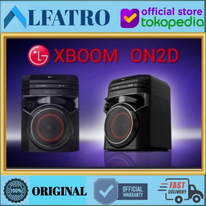 PREMIUM LG XBOOM ON2D SPEAKER AKTIF BLUETOOTH KARAOKE