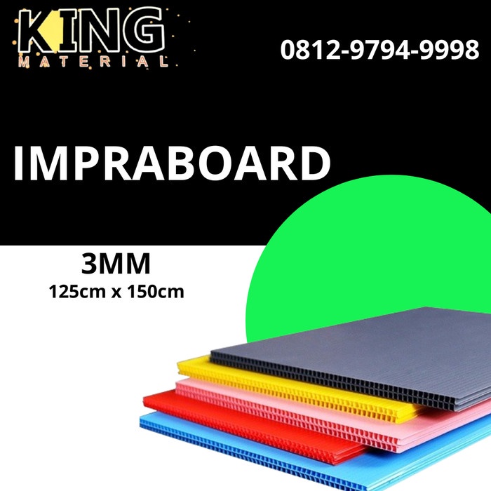 

TERBARU! Impraboard 3MM 125cm x 150cm