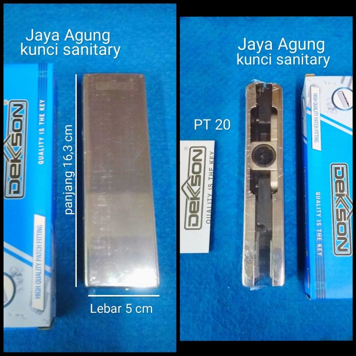 TERLARIS Patch Fitting PT 20 Dekson/Penjepit Pintu Kaca PT 20 Dekson
