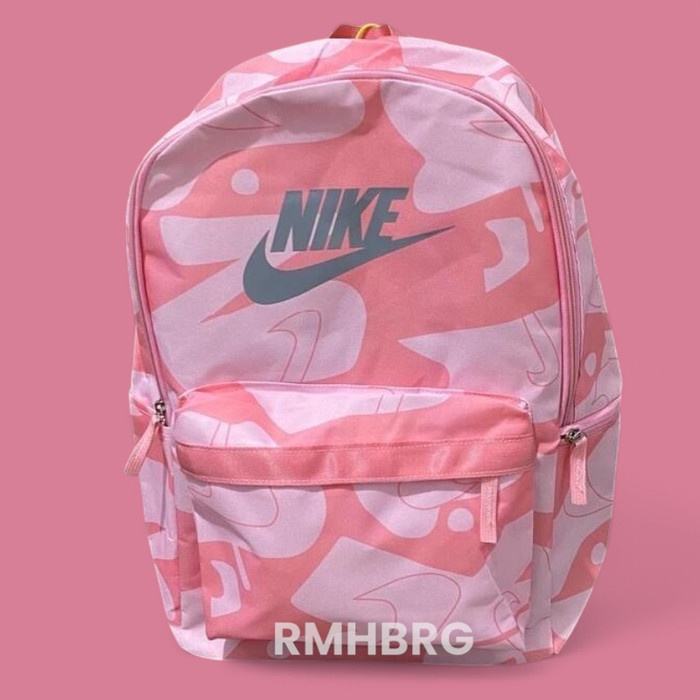 Tas Ransel Perempuan Nike Pink Backpack / Tas Sekolah Anak Remaja Dewasa Kantor