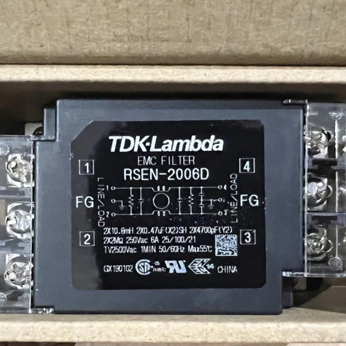 DISKON NOISE FILTER TDK LAMBDA RSEN-2006D 6A DIN RAIL READYY