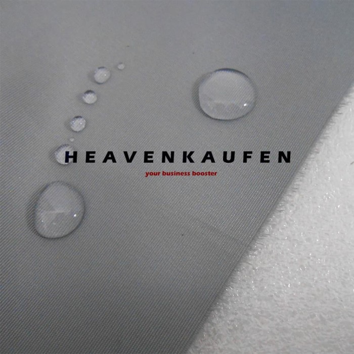 ..... Bahan Kain Taslan Abu - Abu Anti Air Waterproof Meteran