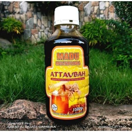

Promo Terbatas Madu Multiflora Attaubah 1500Gr Original Honey Syrup Botol Bahan Aman
