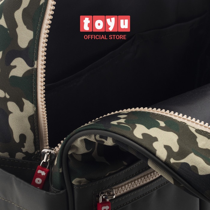 Toyu Tas Ransel Backpack Anak Sekolah Fashion Laki-Laki Army Camo -Gratisongkir