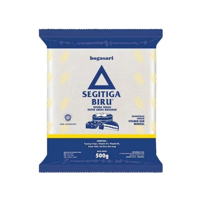 Terigu Segitiga Biru Kemasan 500Gr 1Dus (20Bks)