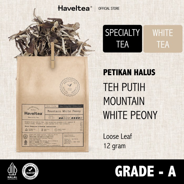 

MOUNTAIN WHITE PEONY The Grand Cru Haveltea Teh Putih Loose Leaf