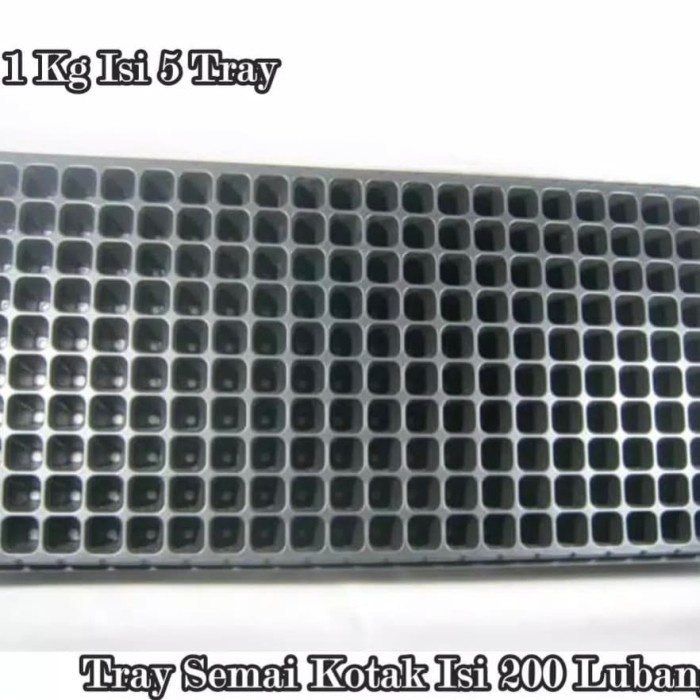 Tray Pot 200 Lubang - Tray Pot Semai Benih - Tray Semai Isi 200 Lubang
