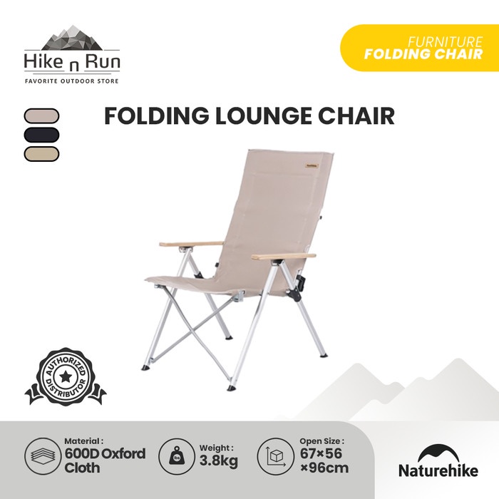 Terbaru Kursi Lipat Naturehike Folding Lounge Chair Nh17T003-Y