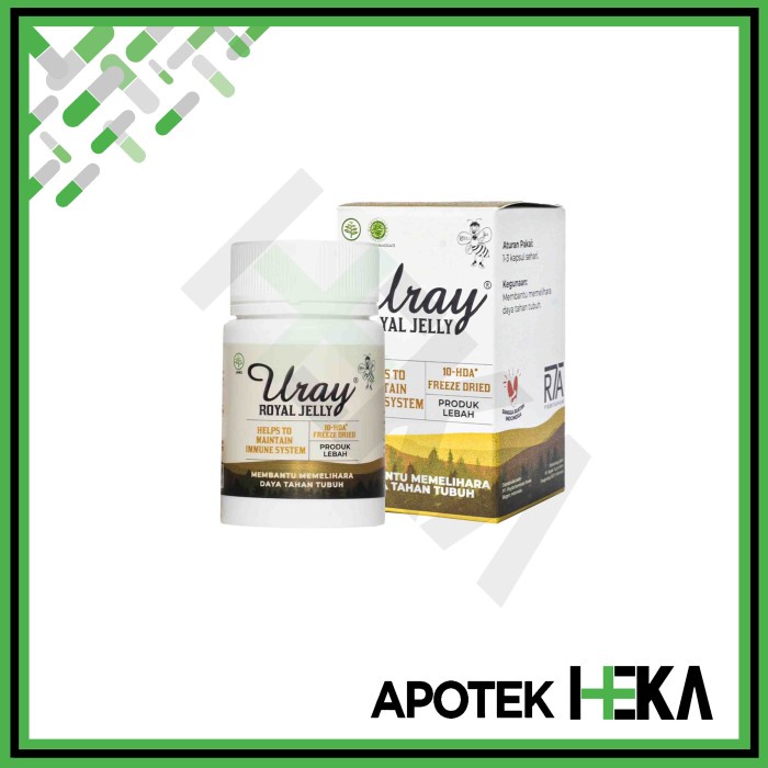

Sale Terbatas Madu Uray Royal Jelly Botol Isi 30 Kapsul - Daya Tahan Tubuh Aman