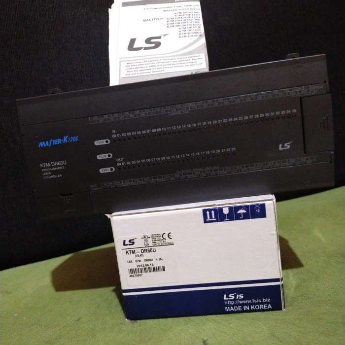 LS MASTER-K120S PLC 60IO K7M-DR60U