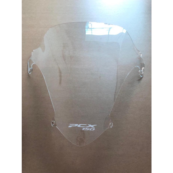 

TERMURAH PAKET VISOR PCX 150 DAN EMBLEM PCX 3D TIMBUL BAHAN AKRILIK 2MM WINDSHIELD PCX 150 LOKAL