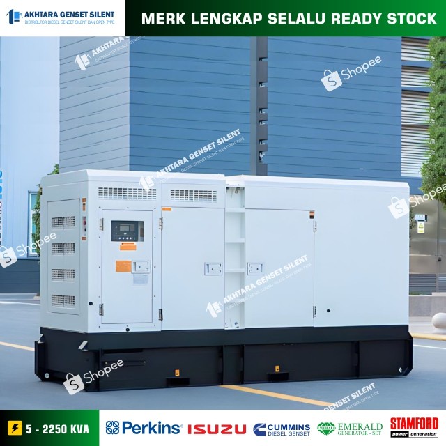 Genset Perkins 350 kva 400 kva 450 kva 500 kva - Distributor Genset Silent
