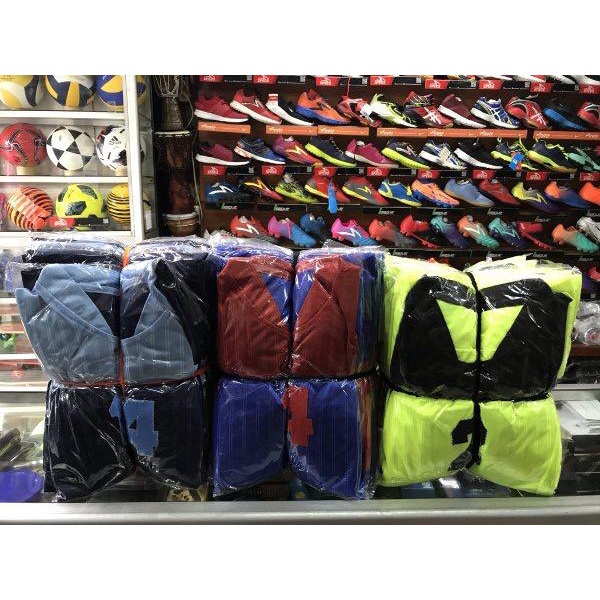 Geraigo- Kaos Baju Bola Anak Anak Bahan Salur 1 Lusin Stel