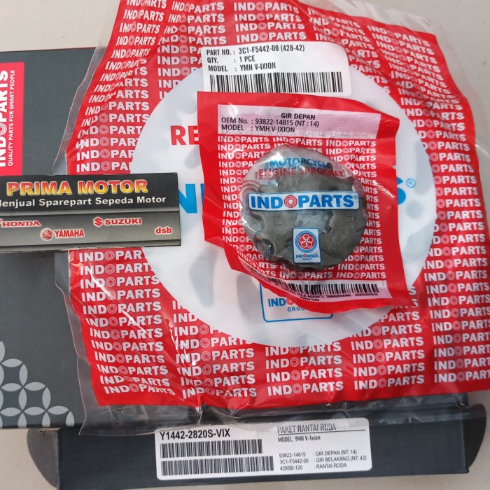 GEAR SET VIXION INDOPART GIR SET VIXION INDOPART