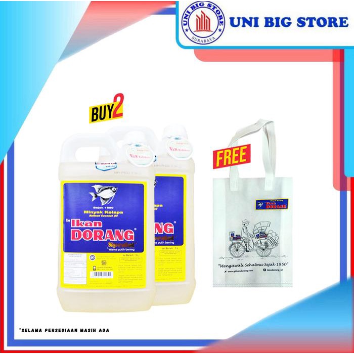 

Minyak Goreng Ikan Dorang Spesial 5 Liter High Quality