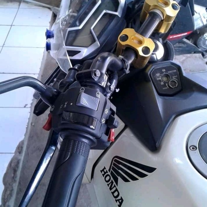 SAKLAR/ HOLDER KIRI OLD VIXION PNP NEW CB 150R LED TANPA POTONG KABEL