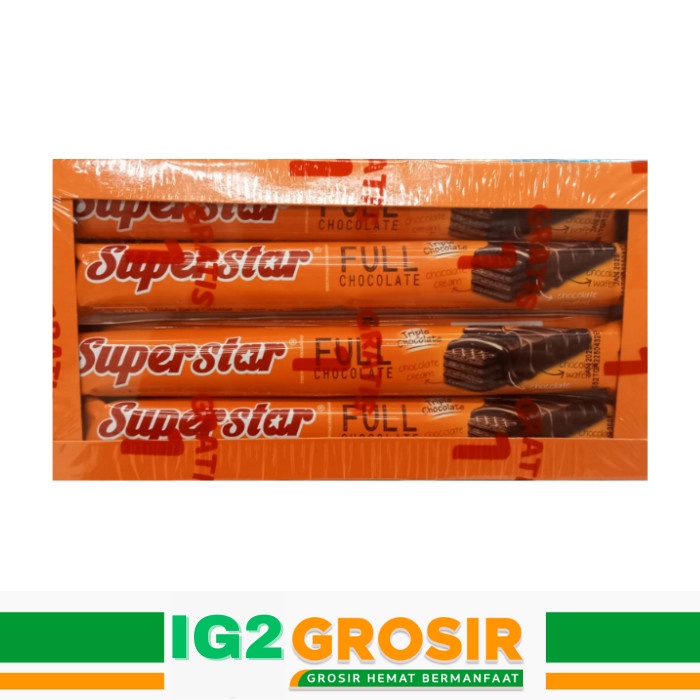 

JTTOP" SUPERSTAR WAFER COKELAT (1 BOX/12 PCS)