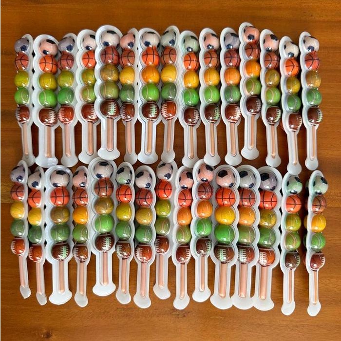 

JTTOP" PERMEN LUNAK BENTUK SATE RASA BUAH-BUAHAN SEGAR 1 TOPLES ISI 30 PCS - FOOD, ORANGE, JELI,