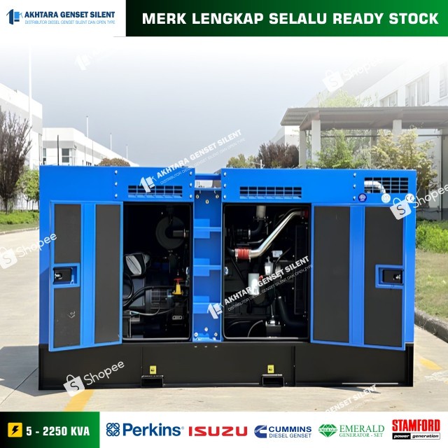 Harga Genset Perkins 50 kva 60 kva 80 kva 100 kva - Distributor Genset Silent