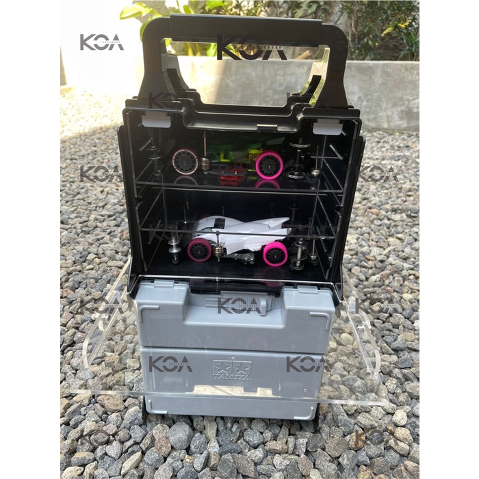 GRATIS ONGKIR Meja Lipat Portable Pitbox Pit Box Tamiya 15424 Acrylic Akrilik