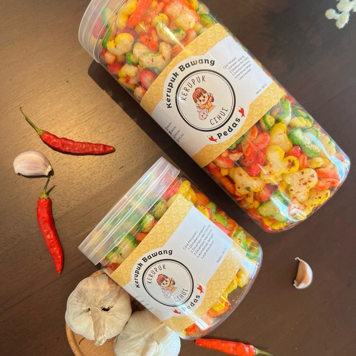 

Kerupuk Bawang Pedas (Cengkeh) Cemilan Food Snack