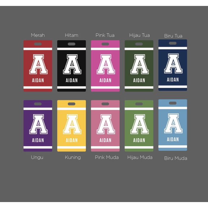 

BERKUALITAS Custom Nama Acrylic Bag Tag Akrilik Luggage Tag Gantungan Koper Tas Koper UV Print