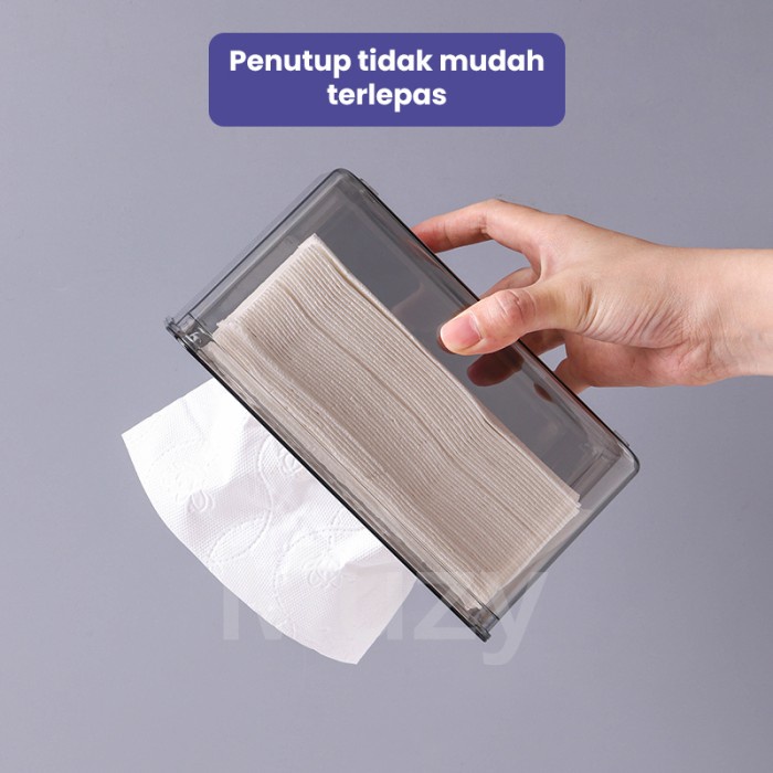 

GRATIS ONGKIR Muzy Kotak Tissue Akrilik Transparan Box Tisu Aesthetic Modern HSB712