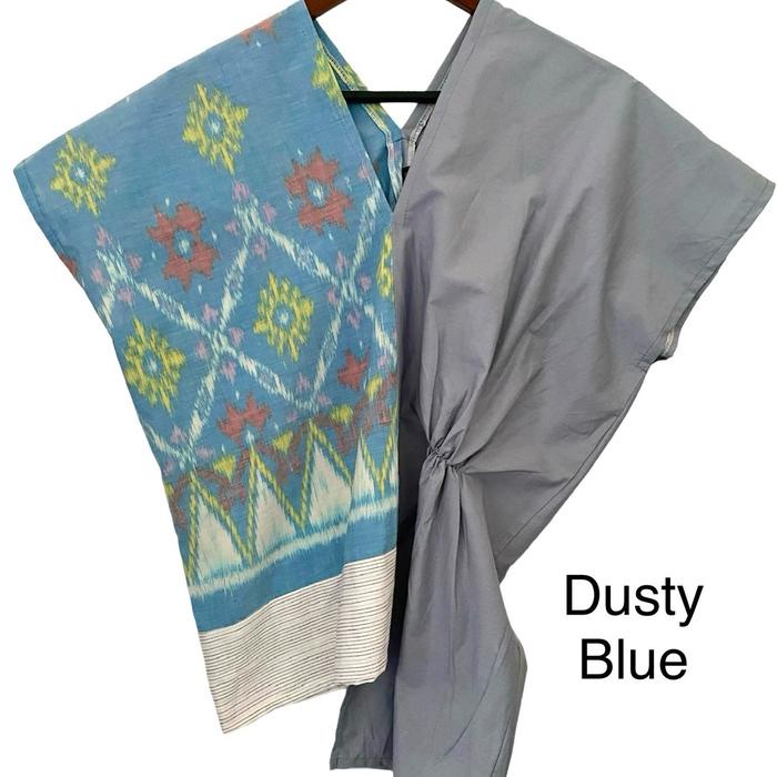 Promo Blouse Tenun Endek Wanita Kerja