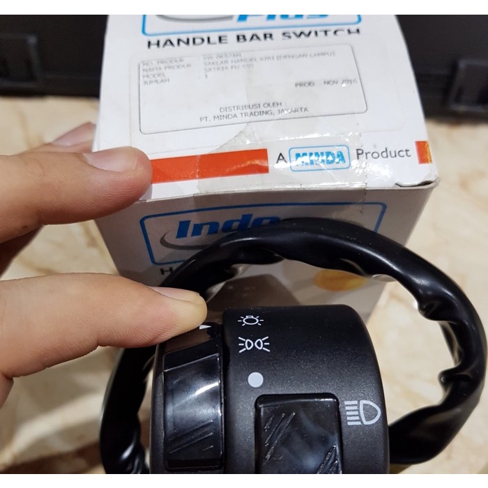 SAKLAR KIRI SATRIA FU150 ASLI ORI MINDA