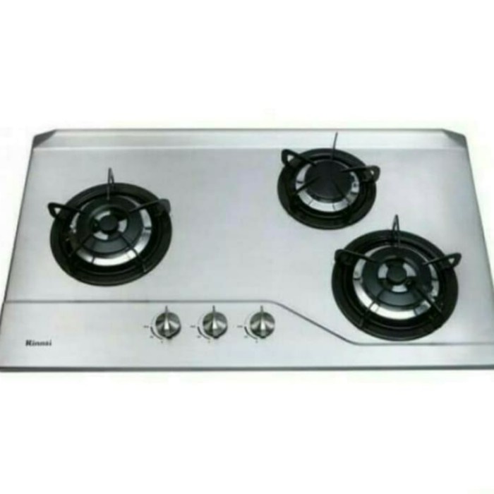 Kompor Tanam Rinnai RB 3 SS C S / Kompor rinnai 3 tungku stainless