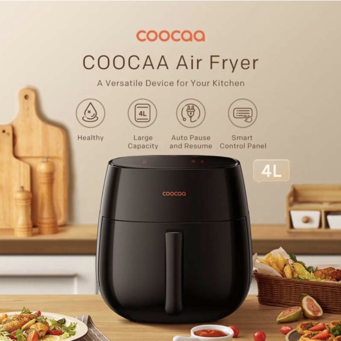 COOCAA AIR FRYER kapasitas 4L Digital Preset