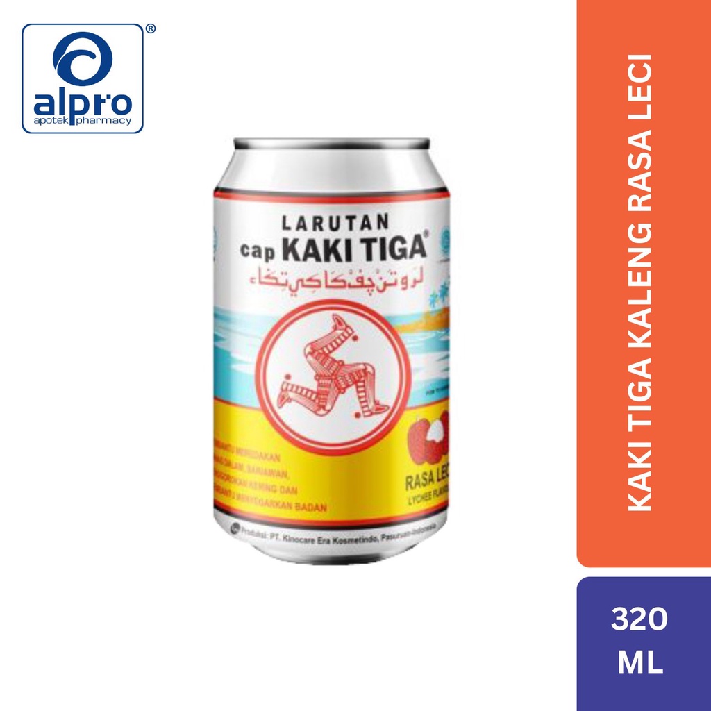

Kaki Tiga Kaleng Rasa Leci 320Ml