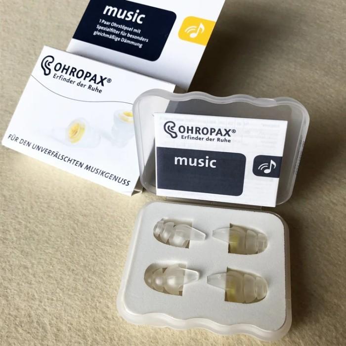 Ready OHROPAX Music Silicone Earplugs Reusable Anti-noise Super Soundproof Sleeping Ear Plugs