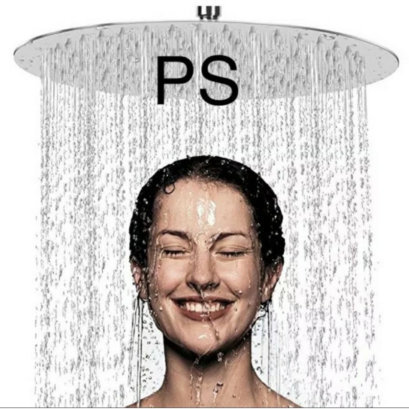 Wall shower bulat 12" - Wall shower tanam tembok
