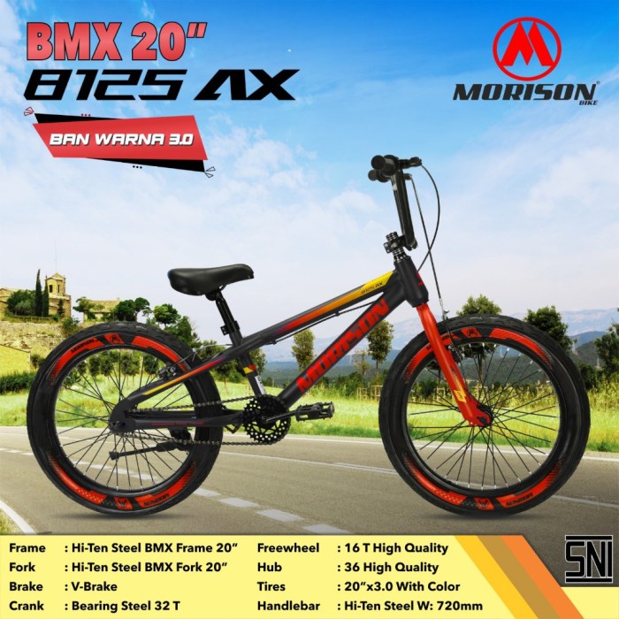 Sepeda Bmx 20" Morison Ban Besar #Gratisongkir