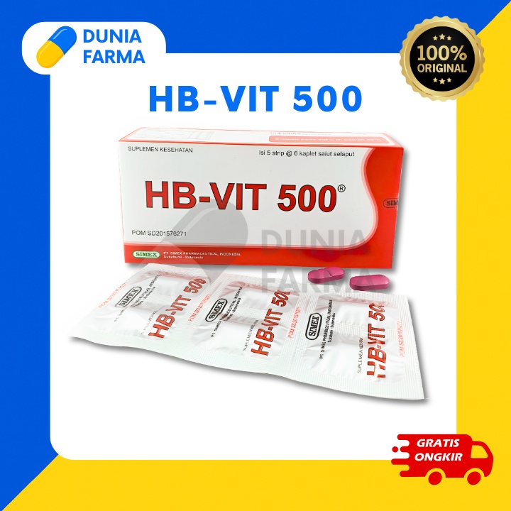 HB-VIT 500 | HB VIT 500 | HBVIT 500 | Suplemen Multivitamin & Mineral untuk Anemia dan Kesehatan Ibu