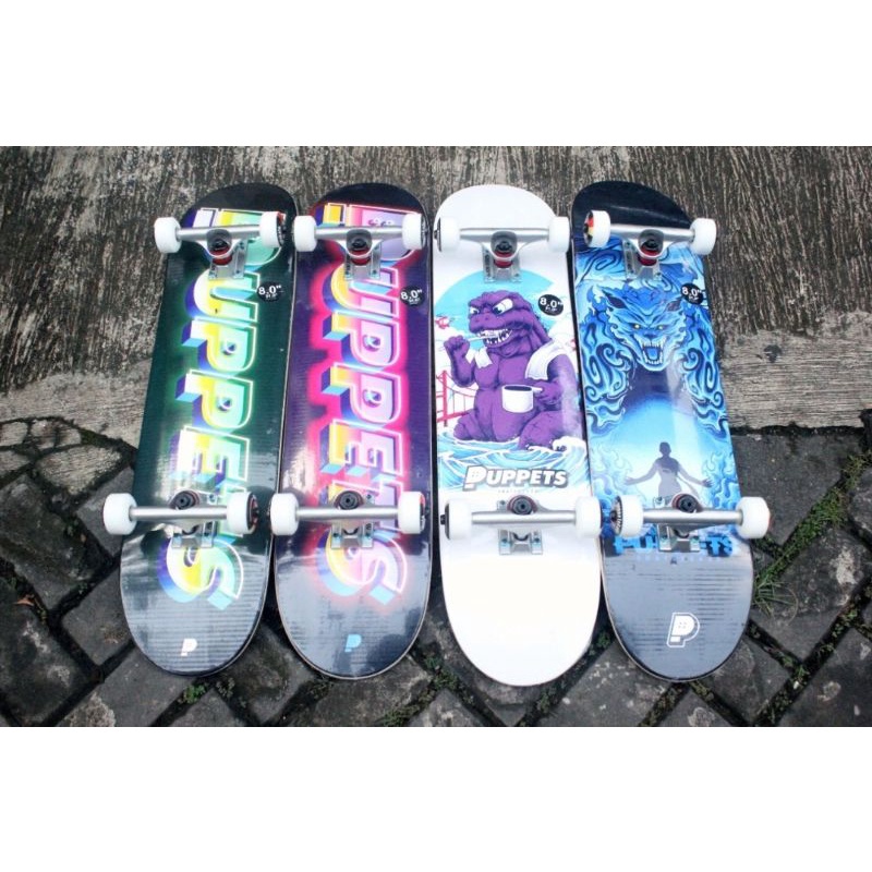 Fullset skateboard pemula puppets 2022