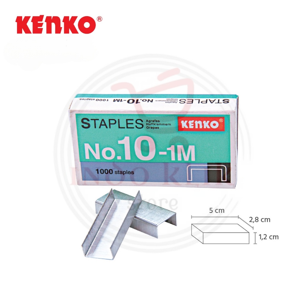 

Isi Staples Kenko No. 10 / Isi Stapler Hecter No 10 / Refill Stapler No10