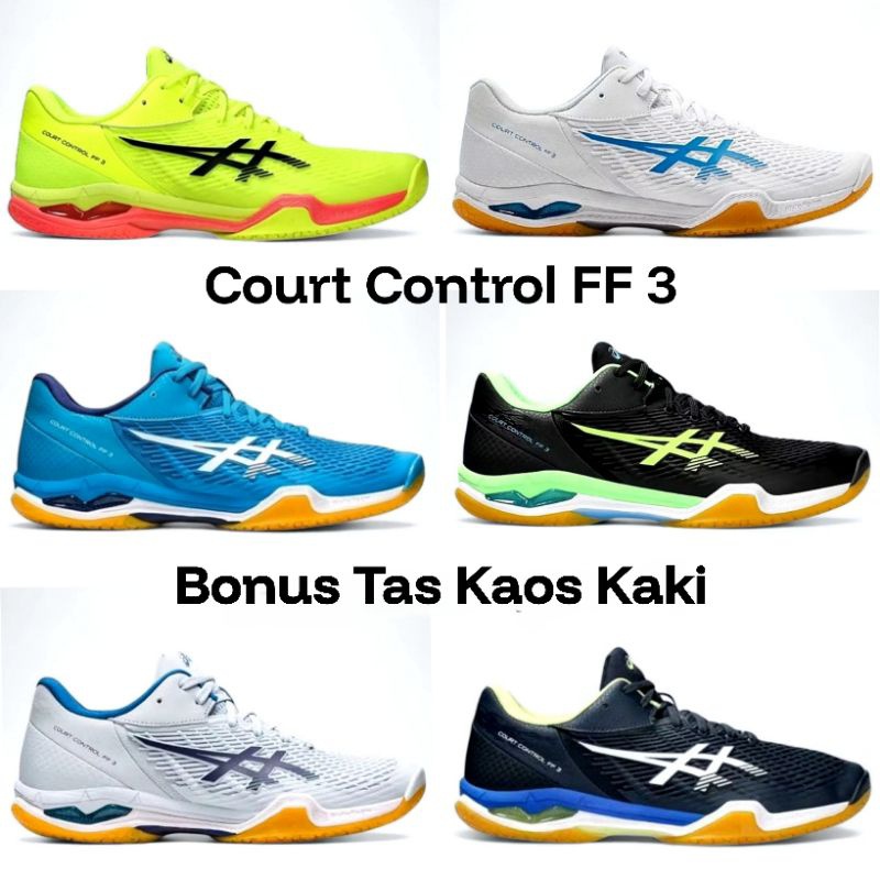 Sepatu Taktis Court Control FF 3 - Sepatu Tenis Court Control FF 3 - Sepatu Badminton Berdecit