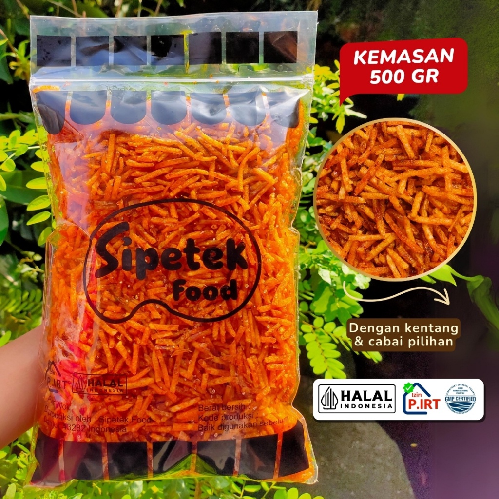 

Sipetek - [Spesial] Kentang Mustofa 500gr Pedas Manis Gurih Kriuk WE!