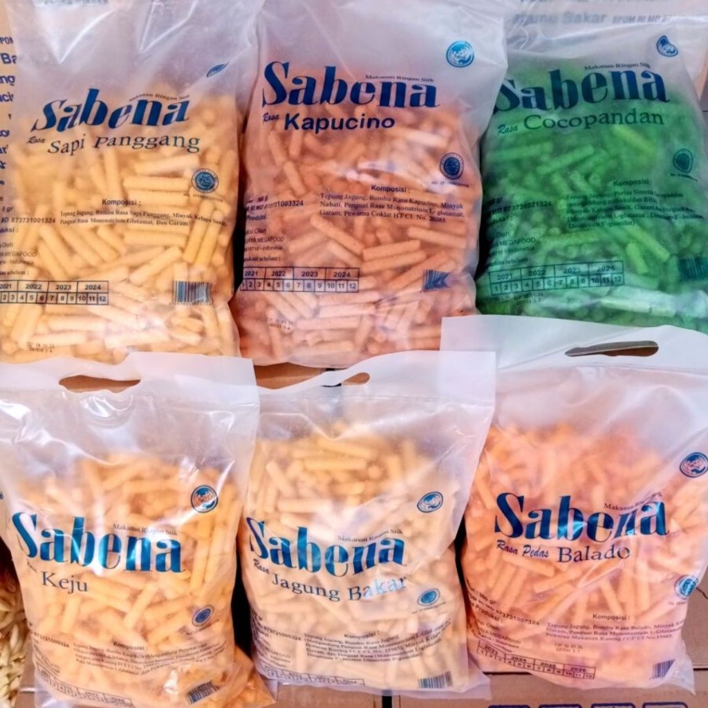 

SABENA CEMILAN STICK DENGAN BERBAGAI VARIAN RASA 360GR WE!
