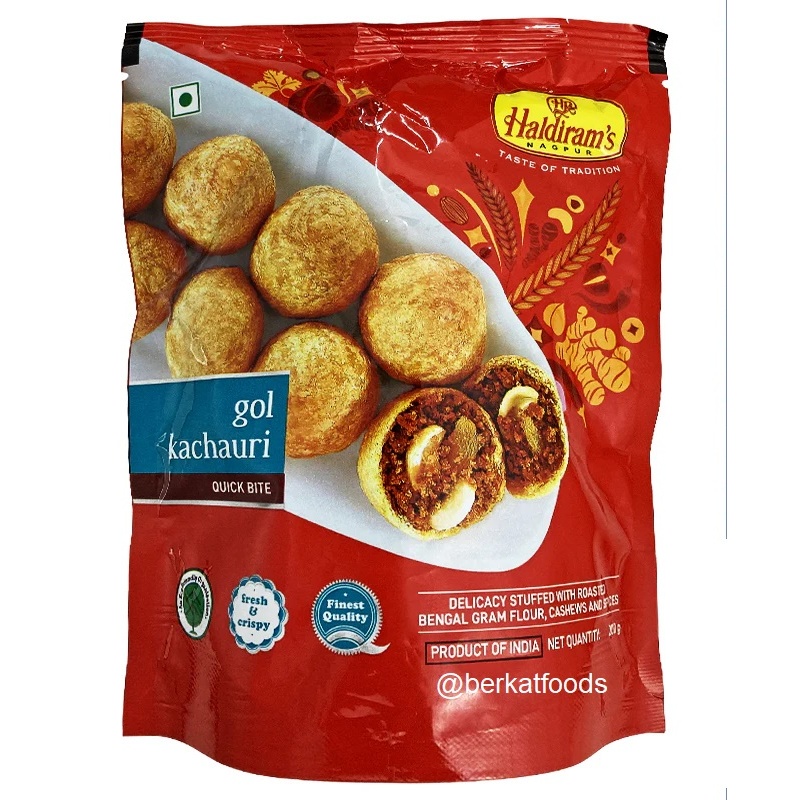 

Gol Kachauri Haldirams / Cemilan Snack Ball India Kachodi Katchuri Kachori Haldiram's 200g WE!