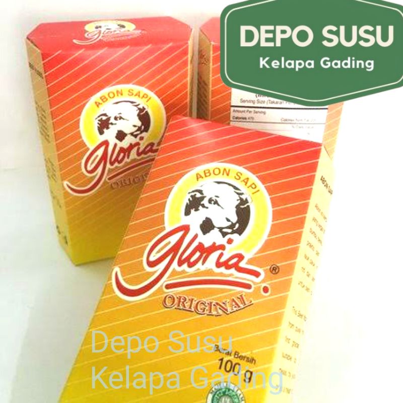 

Abon Sapi Gloria 100gr Original Pedas Bawang Ayam 100 gr Gram Halal Viral WE!