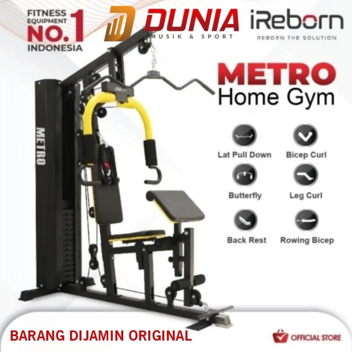 Alat Fitness Olahraga Homegym 1 Sisi Metro Ireborn