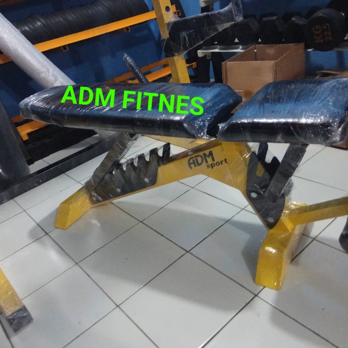 Sit up bench adjustable, Bangku bench press, kursi fitness