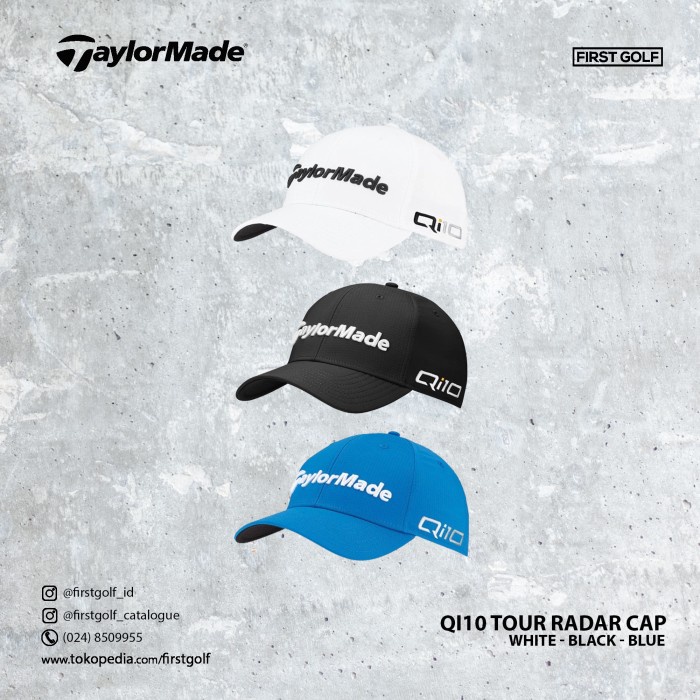 Taylormade Tour Radar Hat Golf / Topi Golf Taylormade Qi10